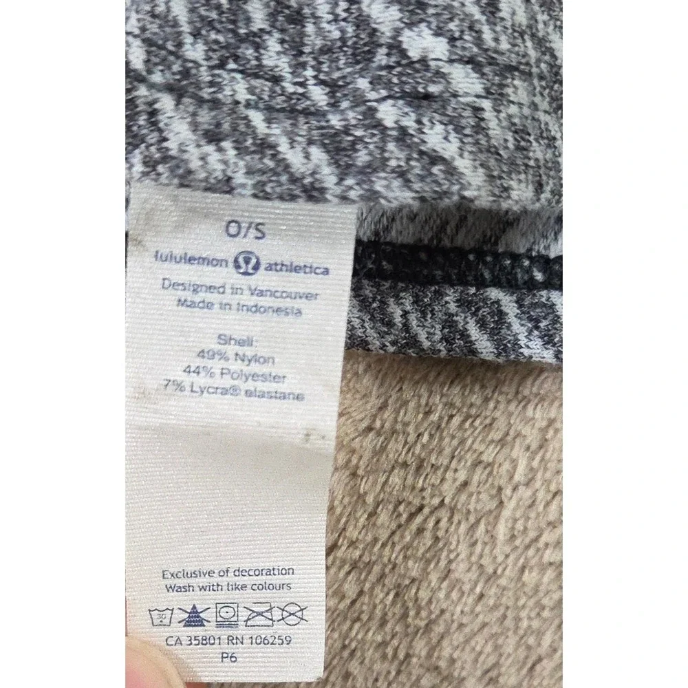 Lululemon Athletica Womens Vinyasa Wrap Scarf OS‎ Grey Full Snap Convertible